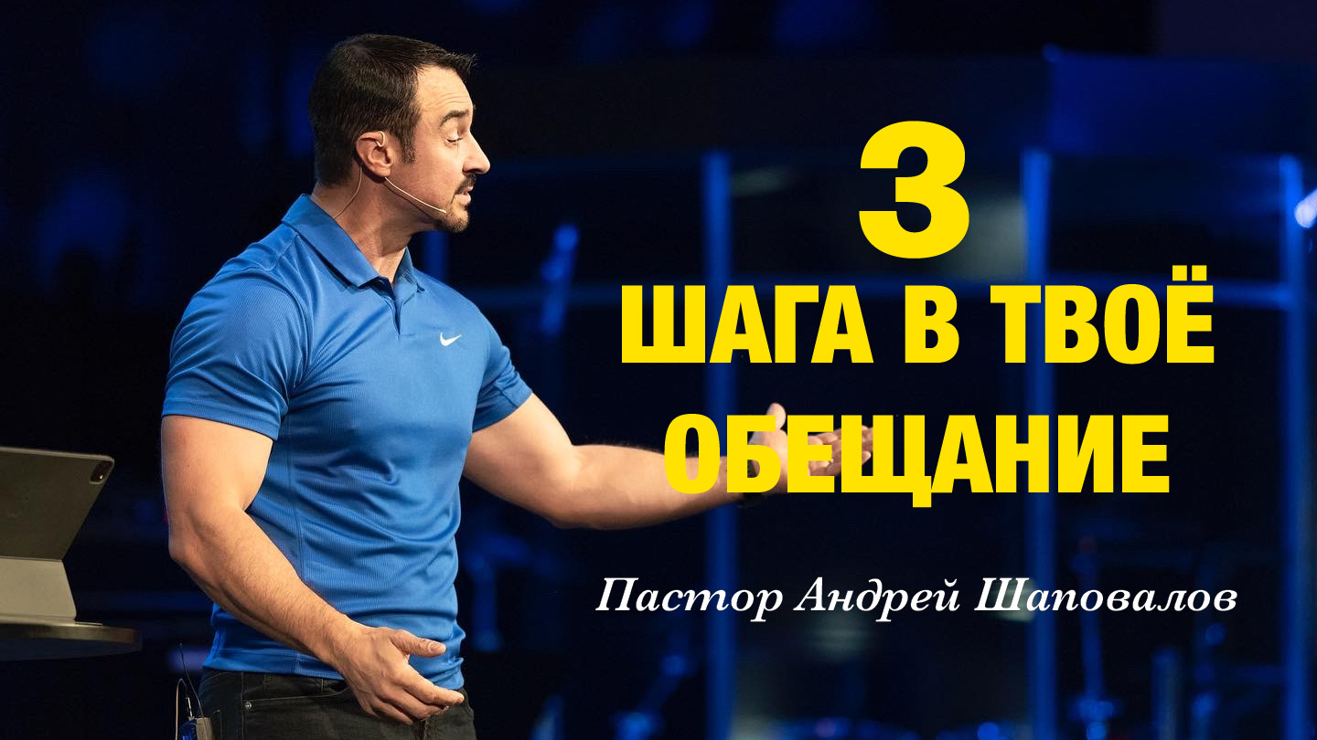 Пастор Андрей Шаповалов «Три шага в твоё обещание» (19/05/24).
